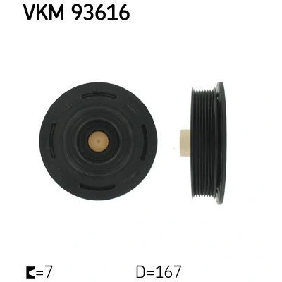 Kuva SKF VKM 93616 Kampiakselin Hihnapyörä 147 7 RENAULT: TRAFIC 2 Kasten, OPEL: Vivaro A Van