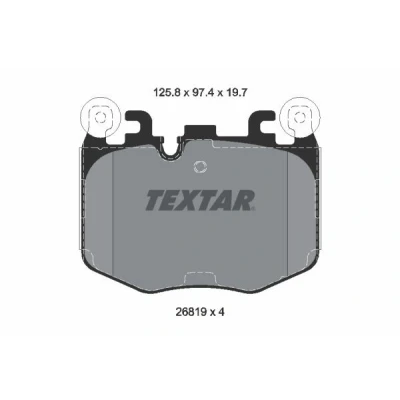 Kuva TEXTAR 2681901 Jarrupalat valmius kulumisenilmaisemelle