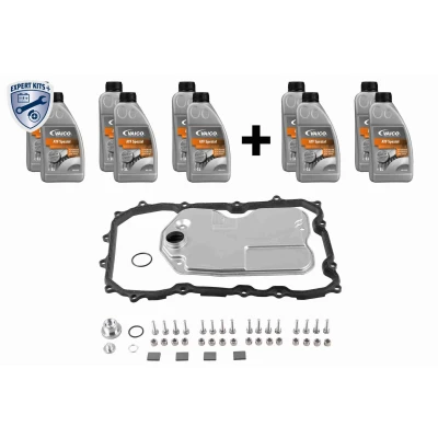 Kuva Tarvikesarja, öljynvaihto automaattivaihteisto AUDI Q7, PORSCHE CAYENNE, VW TOUAREG OE 09D 321 371, 325 429 kit4,