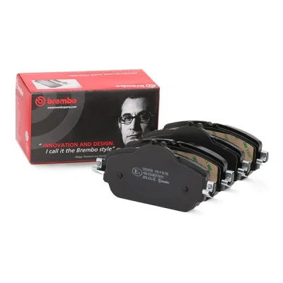 Kuva BREMBO P 50 118 Jarrupalat Kulumisenilmaisemelle Jarrusatulan ruuveilla Ilman tarvikkeita MERCEDES BENZ: C sarja Sedan, T modell