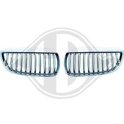 Kuva DIEDERICHS HD Tuning 1216640 Etusäleikkö musta, kromi BMW: 3 Cabriolet