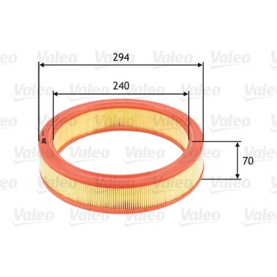 Kuva VALEO 585633 Ilmansuodatin 70 294 Suodatinpanos FIAT: Punto II Hatchback, Doblo I Farmari