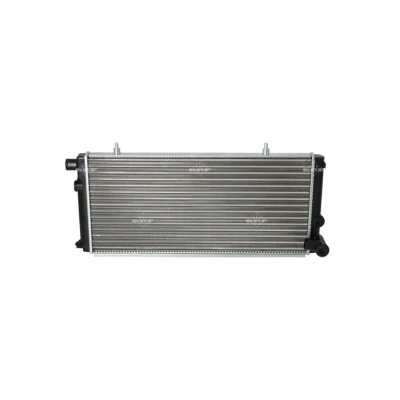 Kuva NRF 54628A Jäähdytin Alumiini 605 285 34 Jäähdytysrivat mekaan. kiinnitetyt PEUGEOT: 205 Cabriolet, II Hatchback, I Hatchback