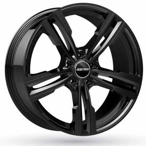 Kuva GMP Reven Shiny Black 7.5/17 5/120 ET37 B72.6