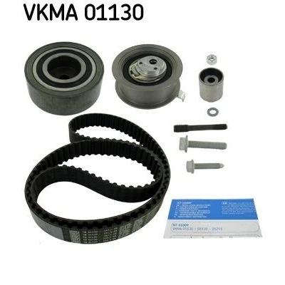 Kuva SKF VKMA 01130 Jakohihnasarja 141 trapetsinmuotoisella hammasprofiililla AUDI: A3 Hatchback, SEAT: Ibiza 3, Leon I VOLKSWAGEN: Bora Sedan
