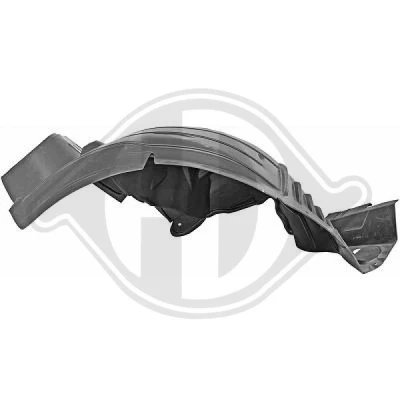 Kuva DIEDERICHS 1672108 Sisälokasuoja Eteen, oikea Etu osa MERCEDES BENZ: C sarja Sedan, T modell