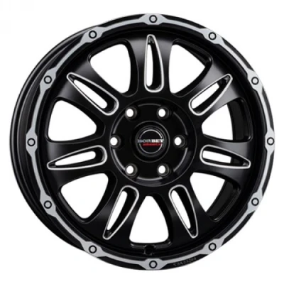 Kuva BORBET CW8 Black Rim Window Polished Matt 8x18 6/139.7 ET30 B100.1 Alumiinivanteet