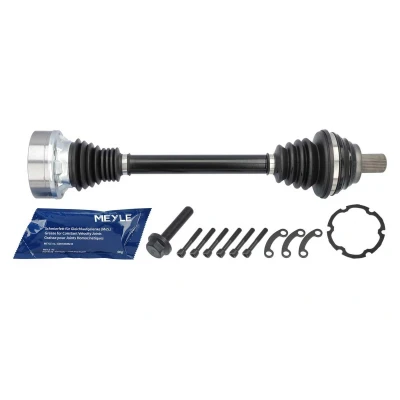 Kuva MEYLE 100 498 0714 Vetoakseli Etuakseli, vasen 521 VOLKSWAGEN: GOLF 6, Passat B6 Sedan, Variant, SKODA: Octavia 2 Combi, Yeti