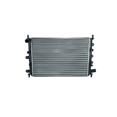 Kuva NRF 514436A Jäähdytin Alumiini 525 378 34 FULL KIT Jäähdytysrivat mekaan. kiinnitetyt