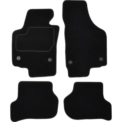 Kuva MAMMOOTH A041 SET30 PRM 01 Lattiamattosetti Tekstiili Edessä ja takana 4 Musta SEAT: Altea XL