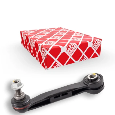 Kuva FEBI BILSTEIN 43790 Koiranluu Taka akseli, vasen, oikea 134 M10 x 1,5 Itselukittuvalla mutterilla Metalli BMW: X3
