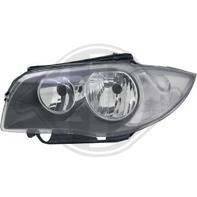 Kuva DIEDERICHS 1280381 Ajovaloumpio Vasen H7/H7 Oikeanpuoleiselle liikenteelle BMW: 1 Coupe, Hatchback
