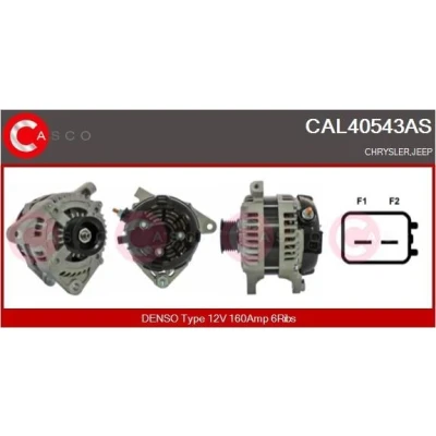 Kuva CASCO CAL30234AS Laturi 12V 120A FIAT: Grande Punto Hatchback, 500 Doblo II Van / Farmari, FORD: KA Hatchback