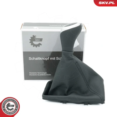Kuva ESEN SKV 63SKV508 Vaihdekepin nuppi 6 vaihteinen Nahka