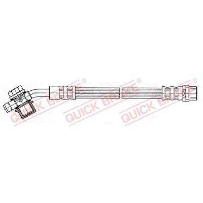 Kuva Jarruletku, Ulompi, Taka akseli, oikea, vasen AUDI A4 B5, B5 Avant OE 8D0611775F, 8D0611775G, 8D0611775J
