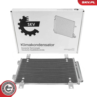 Kuva ESEN SKV 86SKV552 Ilmastoinnin Lauhdutin Vedenerottimella Alumiini 578mm PEUGEOT: Boxer Bussi, FIAT: Ducato II Flatbed Kuorma auto/Alusta