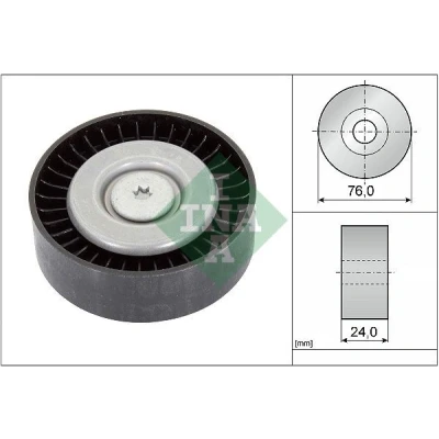 Kuva INA 532 0558 10 Ohjainrulla VOLVO: V70 3, XC90 I, XC70 II Farmari, LAND ROVER: Freelander 2 SUV