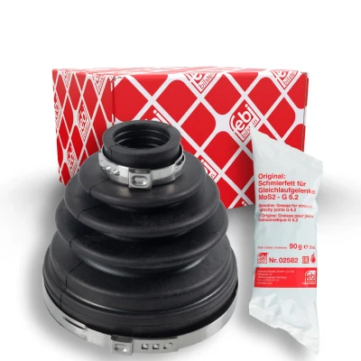 Kuva FEBI BILSTEIN 173227 Paljekumisarja, Vetoakseli Vaihteiston puoli, Etuakseli Kumi NISSAN: Qashqai 2, X Trail