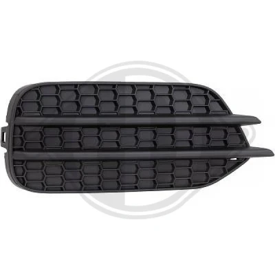 Kuva DIEDERICHS 2255348 Puskurin Ritilä Ilman aukkoa/aukkoja sumuvaloille Oikea VOLKSWAGEN: Tiguan I