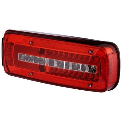 Kuva HELLA 2VP 012 381 221 Takavalot Oikea LED Musta 24 Lasinkirkas, Punainen Liitäntä sivussa, Elektromagneettinen yhteensopivuus, Ruuveilla