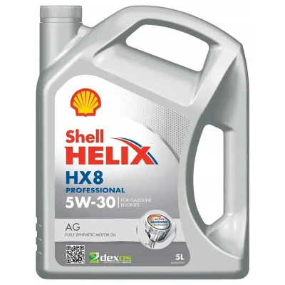 Kuva Shell Helix HX8 Professional AG 5W 30 5l Moottoriöljy 550054289 TOYOTA: Avensis III Farmari, Corolla IX Hatchback, X Sedan