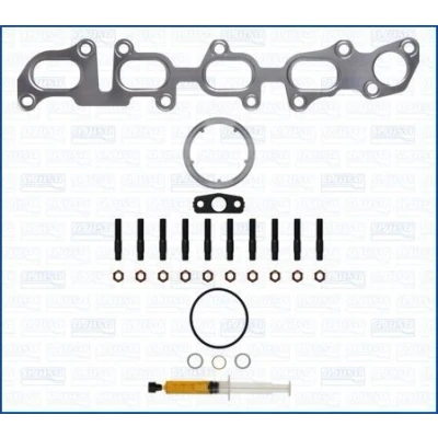 Kuva AJUSA JTC12197 Asennussarja Turboahdin with studs, syringe oil Tiivisteillä asennusohjeella