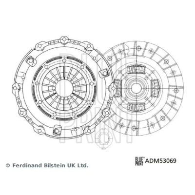 Kuva BLUE PRINT ADM53069 Kytkinpaketti kolmiosainen synteettinen rasva irroitinlaakerilla 226 MAZDA: 6 Farmari, Hatchback