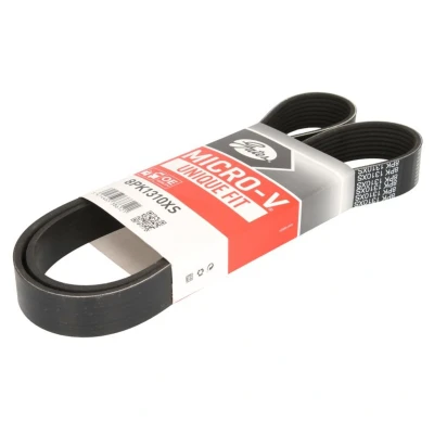 Kuva GATES 8PK1310XS Moniurahihna 1310 8 Aramidi, EPDM (eteenipropeeni dieeni kumi) FleetRunner Micro V MAZDA: 6 Farmari, Hatchback, Sedan