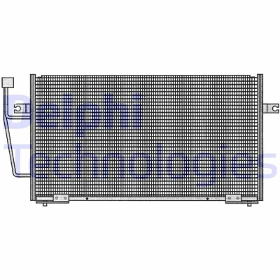 Kuva DELPHI TSP0225204 Ilmastoinnin Lauhdutin ilman vedenerotinta 13 8 VOLVO: S40 II