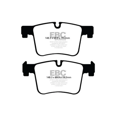 Kuva EBC Brakes DP42105R Jarrupalat Etuakseli BMW: 3 Sedan, Touring, X3