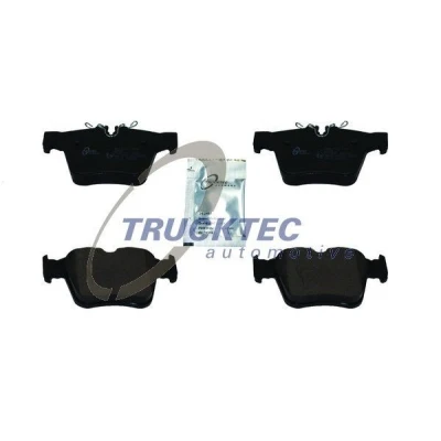 Kuva TRUCKTEC AUTOMOTIVE 02.35.518 Jarrupalat Taka akseli Kulumisenilmaisemelle MERCEDES BENZ: C sarja T modell, Sedan, GLC SUV