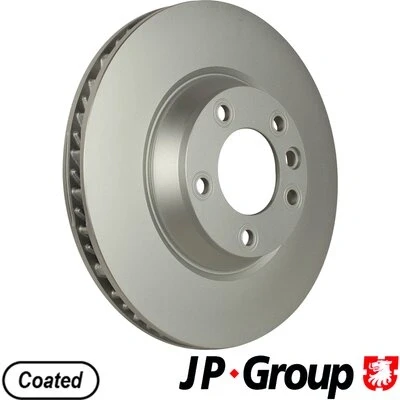 Kuva JP GROUP 1163105170 Jarrulevyt Etuakseli, vasen 350 34 5 Tuuletettu pinnoitettu PORSCHE: Cayenne, AUDI: Q7, VOLKSWAGEN: Touareg I