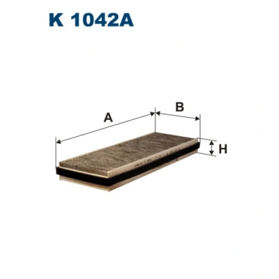 Kuva FILTRON K 1042A Raitisilmasuodatin Aktiivihiilisuodatin 378 134 37