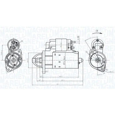 Kuva Startteri MAGNETI MARELLI 063721172010