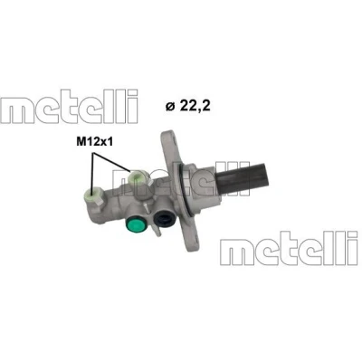 Kuva METELLI 05 1201 Jarrupääsylinteri 22,20 Alumiini