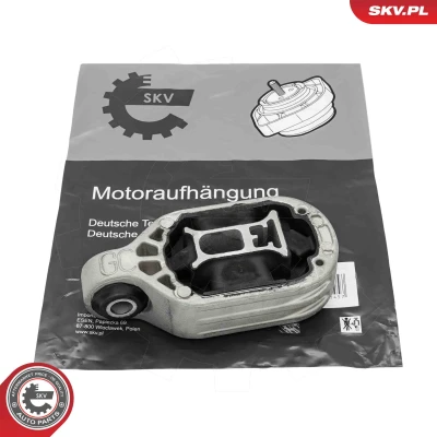 Kuva ESEN SKV 75SKV078 Moottorin Kumityyny Takana Kumimetallilaakeri Alumiini, Kumi 187mm 74mm RENAULT: MEGANE 3 Coupe, SCENIC