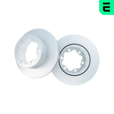 Kuva OPTIMAL Jarrulevy VOLKSWAGEN: Crafter Van Taka akseli 28mm 6/6 tuuletettu sisältä pinnoitettu hiiliteräs BS 9786HC 65508030002,2N0615601A,2N0615601C