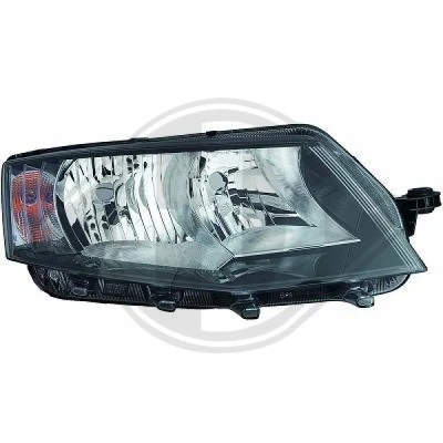 Kuva DIEDERICHS 7832980 Ajovaloumpio Oikea PWY24W, H15, H7 Valokorkeussäätimen moottorilla SKODA: Octavia 3 Schrägheck, Combi