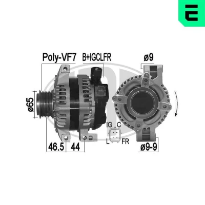 Kuva Laturi HONDA CR V III OE 31100 RFW G01, G51, CSJ14