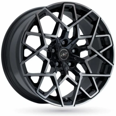 Kuva INFINY individual Otto Shiny Black Machined Face 9.5x19 5/112 ET40 B66.6