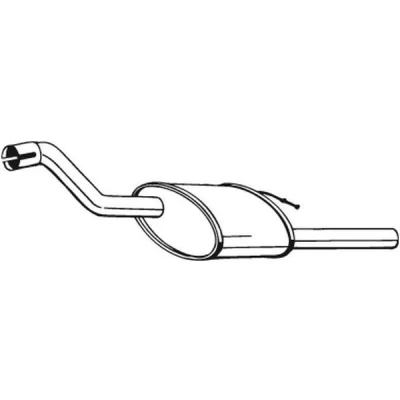 Kuva BOSAL 154 313 Takaäänenvaimennin FORD: Focus Mk1 Farmari