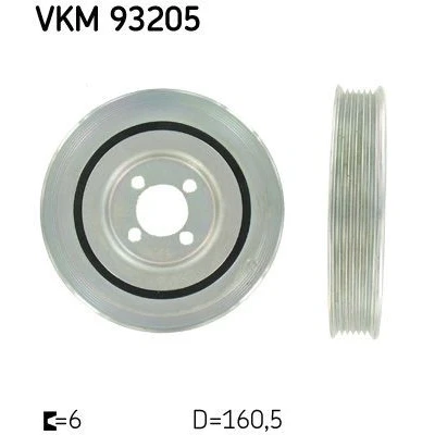 Kuva SKF VKM 93205 Kampiakselin Hihnapyörä 160 6 OPEL: Astra J Sports Tourer