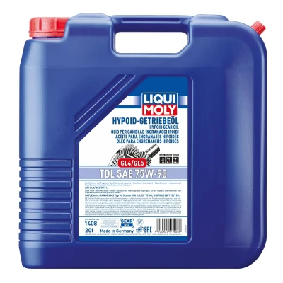 Kuva LIQUI MOLY Hypoid Getriebeöl (GL4/5) TDL SAE 75W 90 20L, Universal, Taka akseli, Edessä 1749649 OE