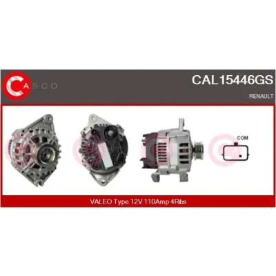 Kuva CASCO CAL10234AS Laturi 12V 180A VOLKSWAGEN: Transporter 5, Multivan 5 (7HM, Touareg I