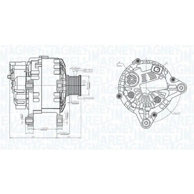 Kuva Laturi MAGNETI MARELLI 063731562010