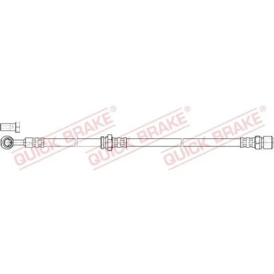 Kuva Jarruletku, Etuakseli, vasen CHEVROLET LACETTI, LACETTI Kombi, Sedan, NUBIRA DAEWOO Halvkombi, NU