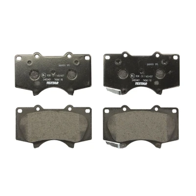 Kuva TEXTAR 2402401 Jarrupalat akustisella kulumavaroittimella TOYOTA: HILUX 3 Pick up, Land Cruiser Prado 120, 6 MITSUBISHI: PAJERO 4