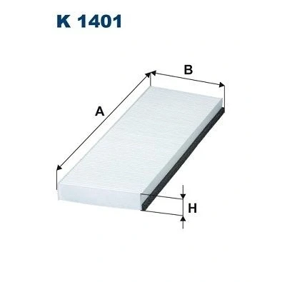 Kuva FILTRON K 1401 Raitisilmasuodatin Hiukkassuodatin 456 153 30