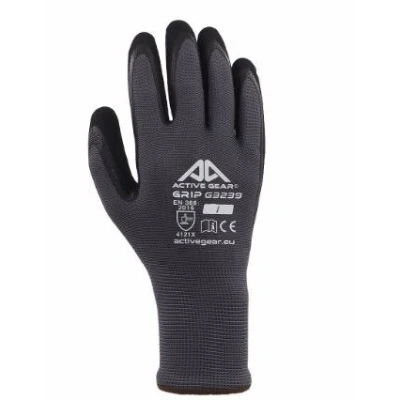 Kuva PROFITOOL 0XREK0238/XL Suojakäsine musta, harmaa Nitriili, Polyesteri XL