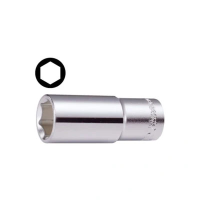 Kuva Kuusiohylsy HANS 1/4 zoll 12 mm 6 kant lang